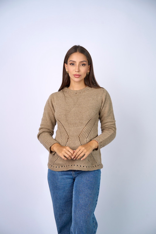 BLUSA MOUSSE DETALHE COSTA- 1088