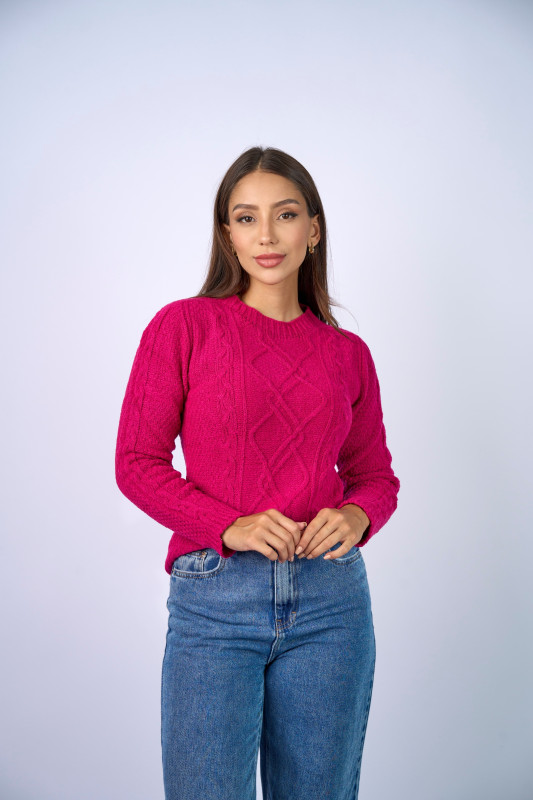 BLUSA MOUSSE TRABALHADA -1101